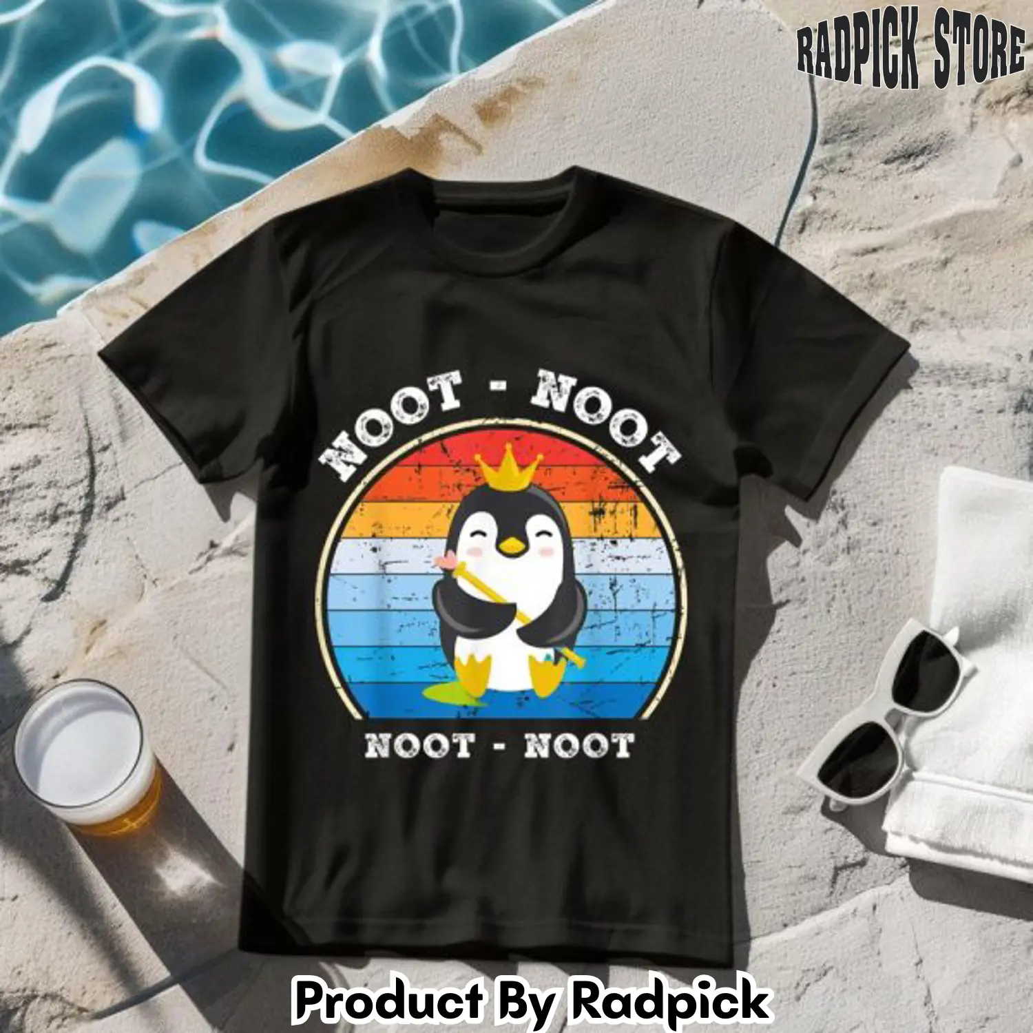 Noot noot penguin vintage tshirt rp2648176